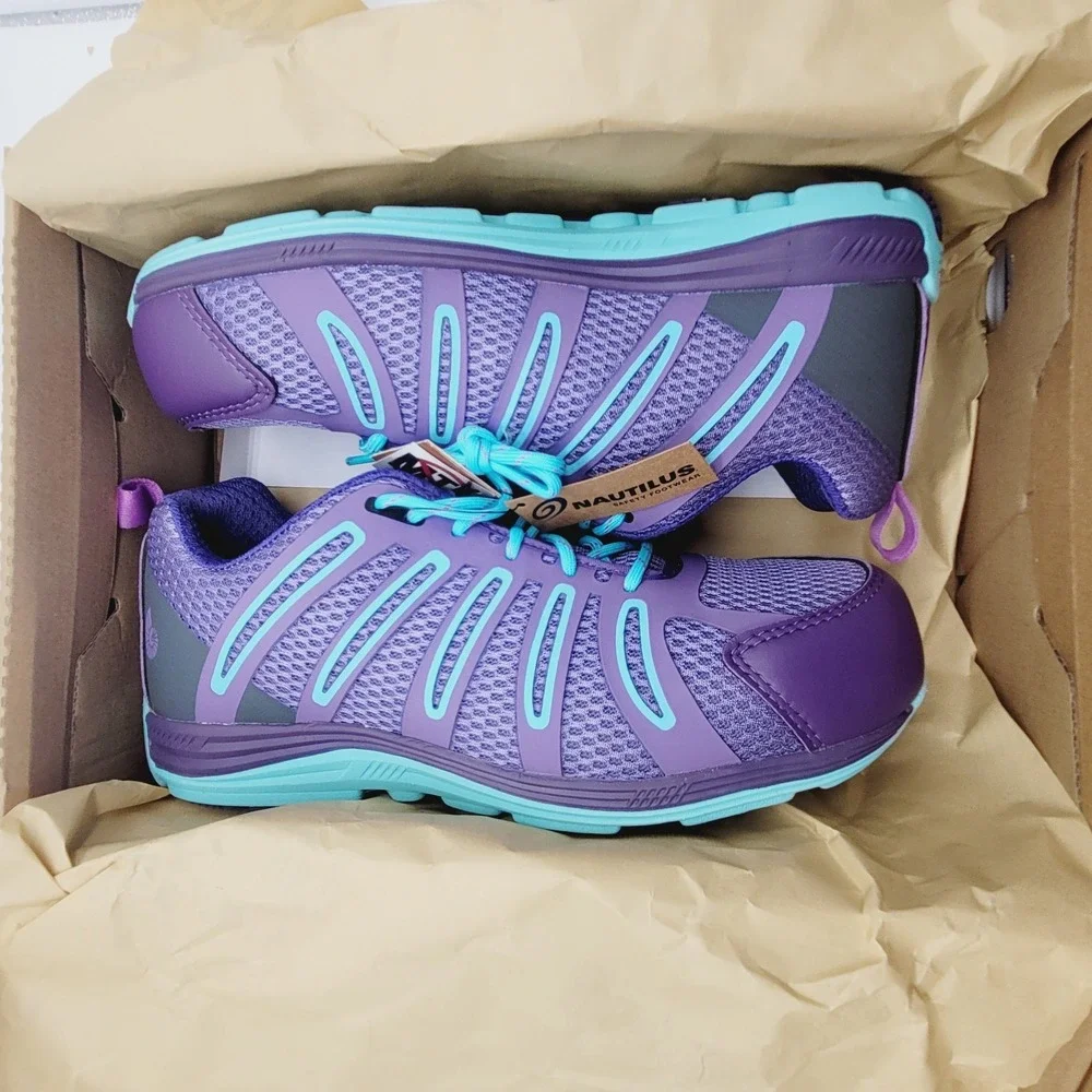 Nautilus 1792 Women's Purple Work Shoe – Carbon Composite Toe‎ & Slip-Resistant